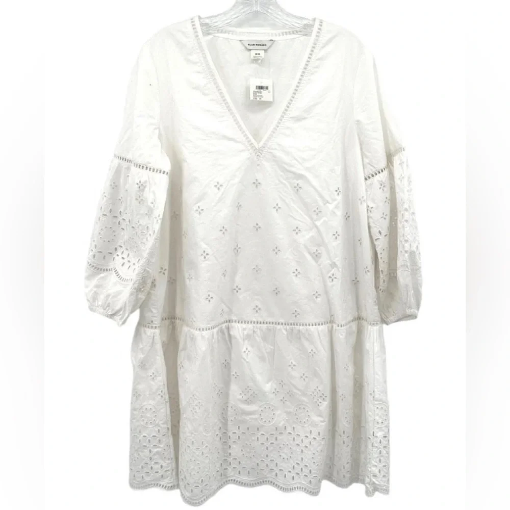 NWT Club Monaco Eyelet Dress - Sz M